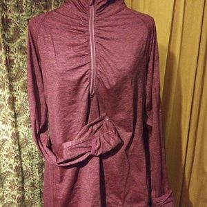 Kirkland Fitted Athletic Zip Up Top Sz L NWT